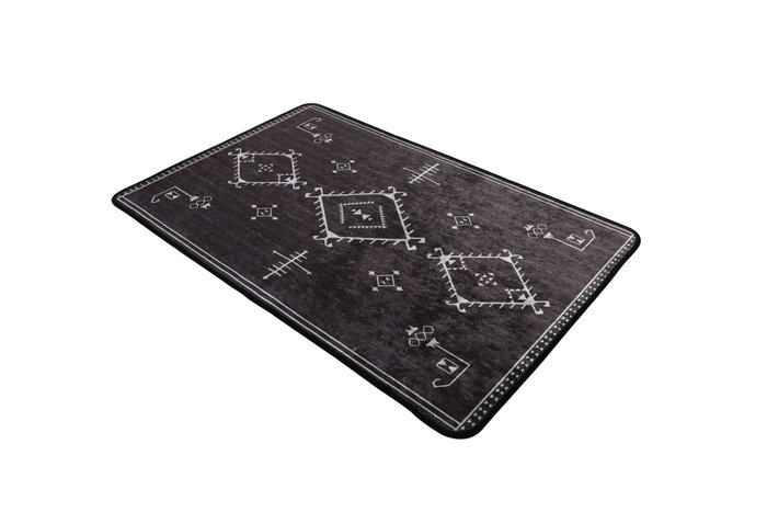 Mijölnir Alfombrilla de baño Antiguo Gris oscuro 70 x 120 cm